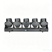 Projecteur de scène DMX RDM à 5 têtes 120W RGB effet kaléidoscope tornade avec contrôle vocal pour discothèques et clubs