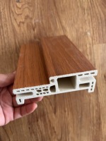 Encadrements de Porte et Fenêtre en WPC Imperméables, Design Moderne, Résistants au Feu, Durables et Économiques pour Hôtels, Garantie 2 Ans