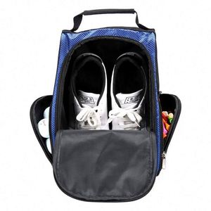 Échantillon gratuit : Pochette de rangement pour chaussures de sport, anti-poussière, portable, avec fermeture éclair, personnalisable avec logo, pour voyages et golf. - Product Image 4