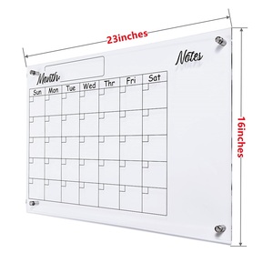 <strong>Wall</strong> Mounted Dry Erase Calendar Whiteboard Monthly <strong>Weekly</strong> <strong>Planner</strong> White Board Calendar Dry Erase Monthly Calendar Whiteboard - Product Image 2