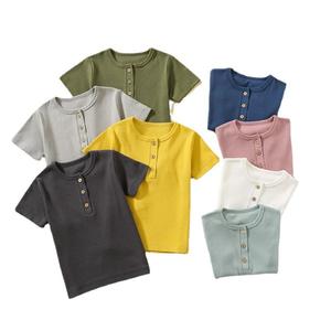 T-shirts et polos à manches courtes en gros pour enfants (garçons et filles), hauts et sous-vêtements pour bébés, vêtements pour enfants - Product Image 1