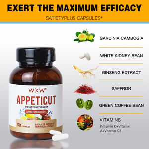 100% naturel contrôle du poids satiété Capsules perte de poids rapide vitamines minceur soutien digestif affamé coup dur Capsules - Product Image 2