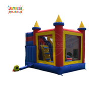 Château gonflable classique avec toboggan, qualité commerciale, combo château gonflable pour enfants, château gonflable en PVC pour enfants