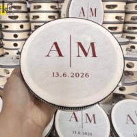 Tambourin personnalisé de 6 pouces pour mariage, église, fête, jouet musical, bruiteur, cadeau pour invités