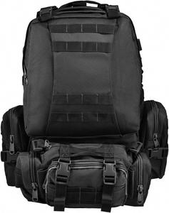 กระเป๋าเป้สะพายหลังยุทธวิธี Factory Tactical Denim Nylon Tactical Backpack Molle 55L ความจุขนาดใหญ่ 4-in-1 - Product Image 5