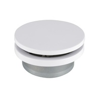 Grille de Diffusion d'Air Ronde Minimaliste Premium à Disque Plat pour Plafond, pour Salle de Bain et Cuisine