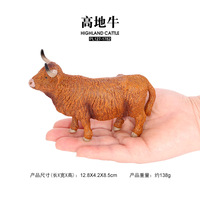 Figuras de Animales de Granja de PVC Sólido al por Mayor, Modelos de Simulación de Ovejas, Toros y Vacas, Juguetes de Figuras de Animales