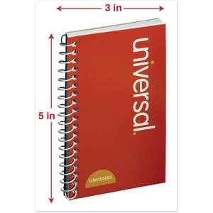 Bloc de Notas Universal con Espiral, Rayado, Cubierta Naranja, 50 Hojas de 5 x 3 Pulgadas, Paquete de 12, Hojas Sueltas Magnéticas de Plástico para Oficina y Escuela - Product Image 6