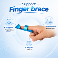 Attelle de doigt médicale orthopédique réglable et flexible, support et immobilisateur de doigt, protection – Offre Spéciale