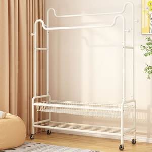 Venta caliente Dormitorio Perchero Piso Soporte de <span class=keywords><strong>metal</strong></span> Colgador de ropa Perchero de ropa portátil - Product Image 2