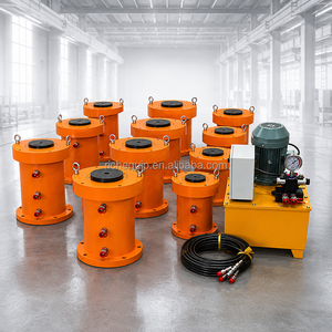 Vérin hydraulique à bride robuste pour travaux de génie civil des ponts et construction portuaire - Product Image 4