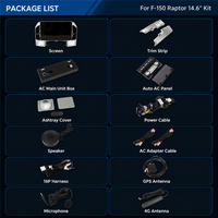Prix d'usine Écran amélioré 14,6 pouces Qualcomm 685 8 cœurs Android 128 Go DSP Carplay GPS Navigation Lecteur MP3/MP4 pour tableau de bord