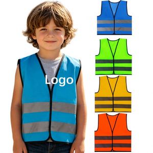 Gilet de sécurité haute visibilité personnalisé 100% polyester, logo personnalisé, multicolores, pour la course à pied, le cyclisme, les activités sportives de plein air - Product Image 1