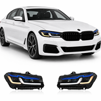 Luces Delanteras LED Premium de 6000K para BMW Serie 5 G30/G38 2018-2023, 12V, Carcasa ABS a Prueba de Polvo, Kit de Actualización Plug-and-Play