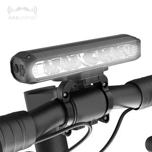 3000 lúmenes faros delanteros de bicicleta retro 8000mAh batería luces de ciclo brillantes impermeable LED metálico Faro de bicicleta