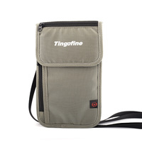 SG0388 pochette de cou suspendue multifonctionnelle sac de passeport RFID portefeuille de voyage à bandoulière unique couverture de protection de carte d'identité