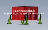 Système de cric hydraulique industriel de haute qualité en acier transportable pour conteneurs avec 220V/380V et 1 an de garantie