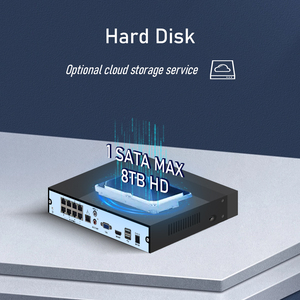 JideTech 20CH PoE <span class=keywords><strong>NVR</strong></span> сетевой видеорегистратор 1 запись видео для IP-камеры Интеллектуальный сетевой видеорегистратор