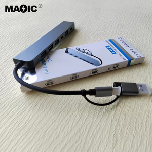 2023 New Arrival USB3.0 & <span class=keywords><strong>USB</strong></span>-<span class=keywords><strong>C</strong></span> Để USB3.0 & USB2.0 7 Trong 1 <span class=keywords><strong>Hub</strong></span> <span class=keywords><strong>USB</strong></span> 3.0 <span class=keywords><strong>USB</strong></span> <span class=keywords><strong>C</strong></span> 7 Trong 1 <span class=keywords><strong>Hub</strong></span> Hỗ Trợ Bc1.2 Truyền Dữ Liệu Sạ<span class=keywords><strong>c</strong></span> Nhanh - Product Image 5