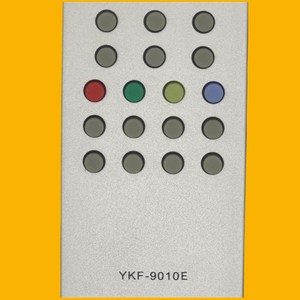 คริสตัลบีดส์ YKF-9010E รีโมทคอนโทรลสำหรับทีวีแพนด้า แอลซีดี 21.3x4.6x2.1 ซม. รหัสคงที่ 10 ม. ระยะ ซิลเวอร์ แบล็ค - Product Image 2