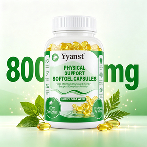 Extrait de Horny Goat Weed 800mg, 90 gélules molles, pour l'énergie physique quotidienne des hommes, aide à maintenir l'activité quotidienne, soutient la vitalité quotidienne, OEM/ODM - Product Image 6