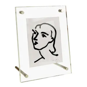 A4 Acrylic Picture Frame with Metal Screws for Bedroom Living Room or Desktop for Frames Category