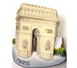 Résine 3D <span class=keywords><strong>Monument</strong></span> Paris Réfrigérateur Aimant - Product Image 3
