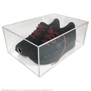 Boîte à Chaussures acrylique Goutte Avant Coulissante Sneaker Glissière de Tiroir De Stockage - Product Image 4
