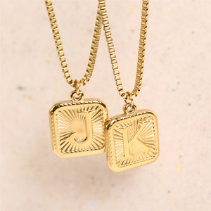 Nuevos Productos, Collar con Colgante de Letra del Alfabeto, Cadena de Acero Inoxidable, Joyería para Mujer, Accesorios - Product Image 3