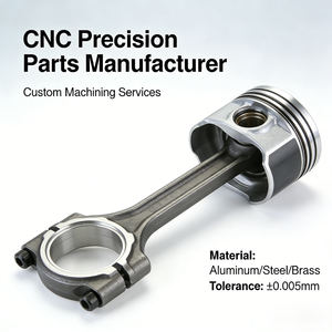 Ensembles de pistons et bielles de moteur de voiture et de moto en acier inoxydable et alliage d'aluminium de haute qualité, fabriqués sur mesure par une usine OEM - Product Image 1