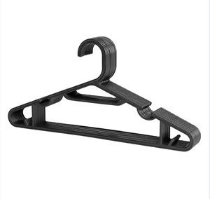 Direct d'usine <span class=keywords><strong>Amazon</strong></span> vente chaude cintres en plastique anti-déformation sans trace pour vêtements suspendus utilisation en extérieur - Product Image 3