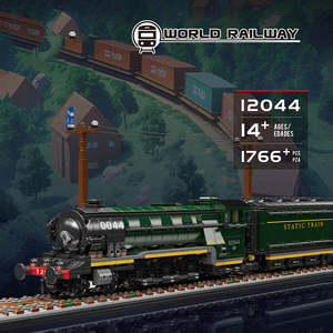 Vente chaude <span class=keywords><strong>italien</strong></span> Marconi Express train léger sur rail blocs de construction 1:32 monde <span class=keywords><strong>ferroviaire</strong></span> APP télécommande 50 pièces XTH marque - Product Image 4