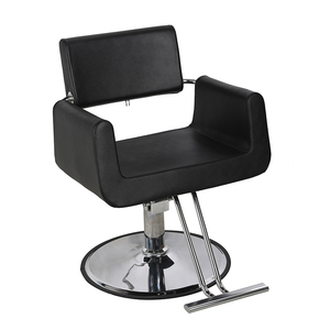 Silla de Peluquería Hidráulica para Salones Profesionales y Barberías, Rotación de 360 Grados, Altura Ajustable, Acolchado Confortable - Product Image 3