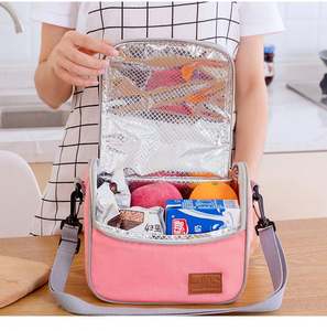 Sac isotherme de pique-nique portable, logo personnalisé, sac isotherme pour déjeuner, sac thermique, sac de rangement pour aliments scolaires pour étudiants - Product Image 5