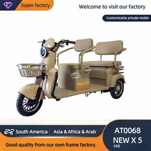 Triciclo eléctrico portátil para el hogar, para desplazamientos y transporte de carga - Product Image 2