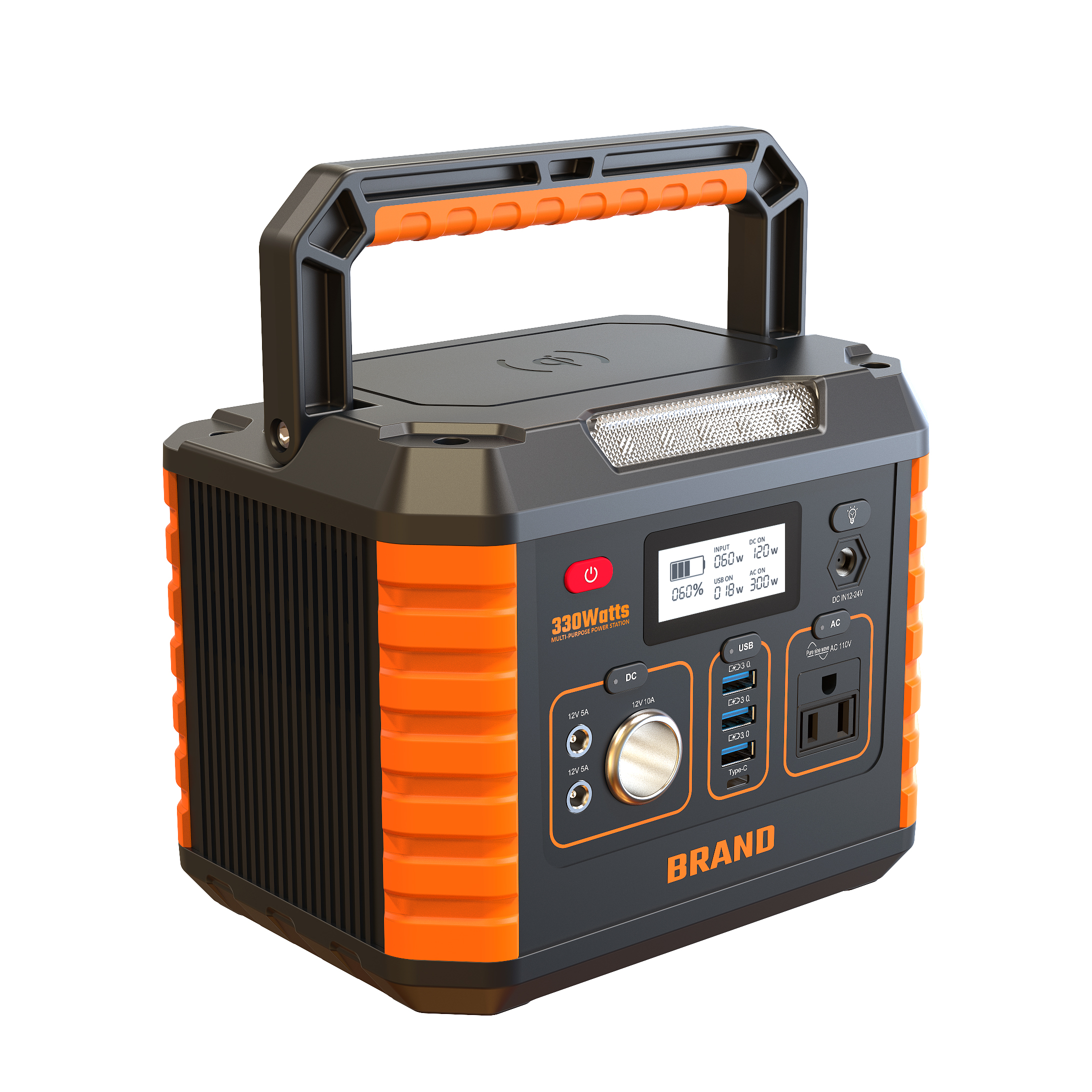 portable power station 330w 500w 1000w usb UK US and solar panel lithium portable power bank station