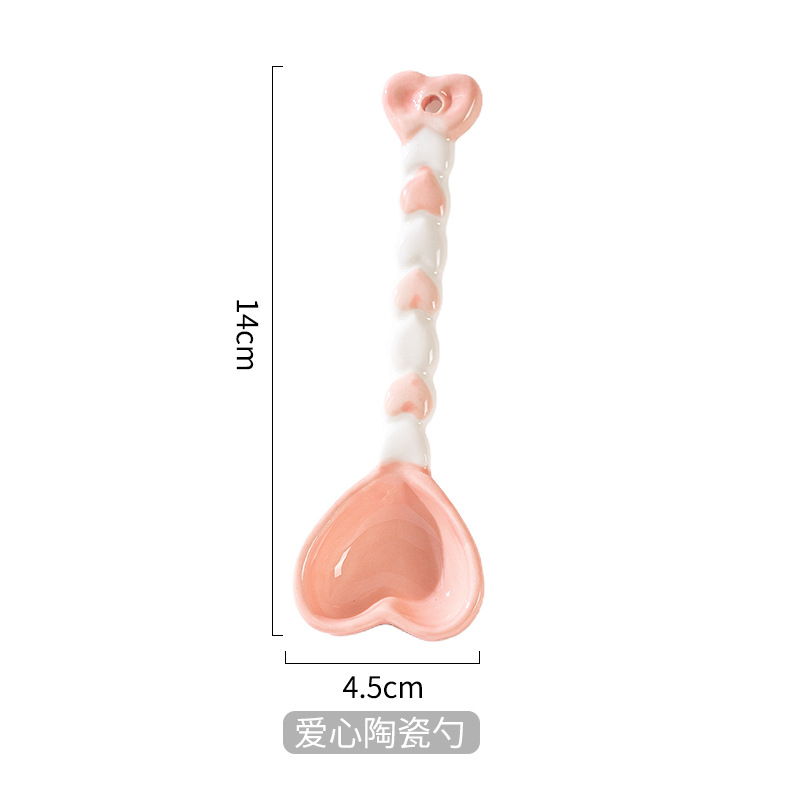 Cuchara de amor - rosa