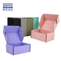 Boîte d'expédition pliable en carton ondulé biodégradable personnalisée pour avion, avec pelliculage mat, écologique, pour vente en gros