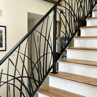 EKOO Sichtschutz-Zaun für Terrasse, Treppe und Balkon, Baumstil-Kunstzaun, Lasergeschnittene Aluminium-Zaunpaneele