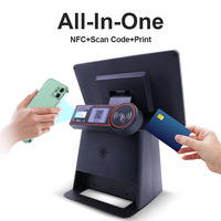 Impresora térmica de 80mm, terminal Android POS con código QR, caja registradora NFC, caja registradora Pos minorista, máquina de facturación Pos