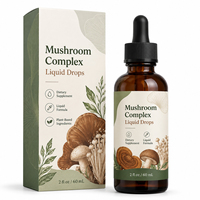Liposomal Champignon Complexe Gouttes Liquides Mélange De Champignons Extrait Boisson Lions Crinière Reishi Boisson Aux Champignons