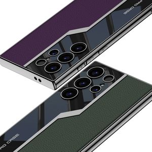 Ultra-Mỏng Electroplated Racing Thiết Kế Da Trường Hợp Điện Thoại Đối Với Samsung S24 Siêu Và S24 Cộng Với Bảo Vệ Điện Thoại Di Động Bìa - Product Image 2