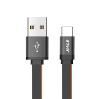 Cable de Carga Rápida de 2.1A con Conectores Micro USB para Android/iOS/Computadora, en Caja Metálica Plana de 3 Pies, de Cobre Puro