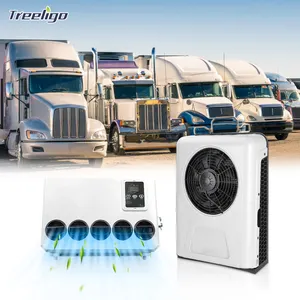 Estacionamento ar condicionado refrigerador 12 v 24 v dc mini split 12 volts 24 volt rv caminhão apu ar condicionado portátil para caravana