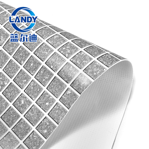 Landy PVC <span class=keywords><strong>swimmng</strong></span> hồ bơi lót màu xám khảm không thấm nước chống trượt hồ bơi lót cho inground hồ bơi - Product Image 3