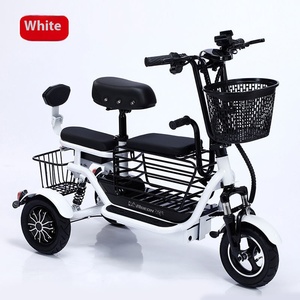 2025nuovo modello elettrico a tre posti triciclo <span class=keywords><strong>per</strong></span> uso domestico piccolo Scooter elettrico <span class=keywords><strong>per</strong></span> biciclette leggere - Product Image 6