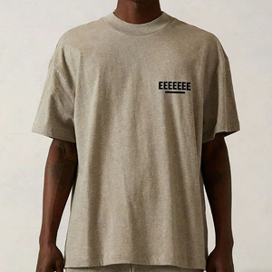 T-shirt ESS da uomo, casual, alla moda, a maniche corte, 100% cotone, vintage, con stampa Hello Star Same God - Product Image 1