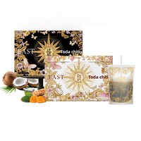 Café Energetico Seleccionado con Cuidado, Black White Bandage, Latte Instantáneo Helado de Coco, Café Arábica Liofilizado en Polvo 84g Shanxi 12