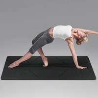 Dream health – tapis de yoga en caoutchouc pu écologique, sans colle, 3-6mm, haute qualité, pour adulte, extra large, avec impression thermique infrarouge