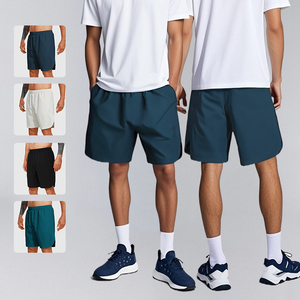 Custom Solid Mid Nylon Spandex Summer Sport Running Gym <b>Shorts</b> for <b>Men</b> Oversized Breathable OEM Board <b>Short</b> <b>Pattern</b> - Product Image 2